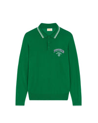 FOREST GREEN / DJV / QTY : 3 / Pull Col Polo College - Forest Green