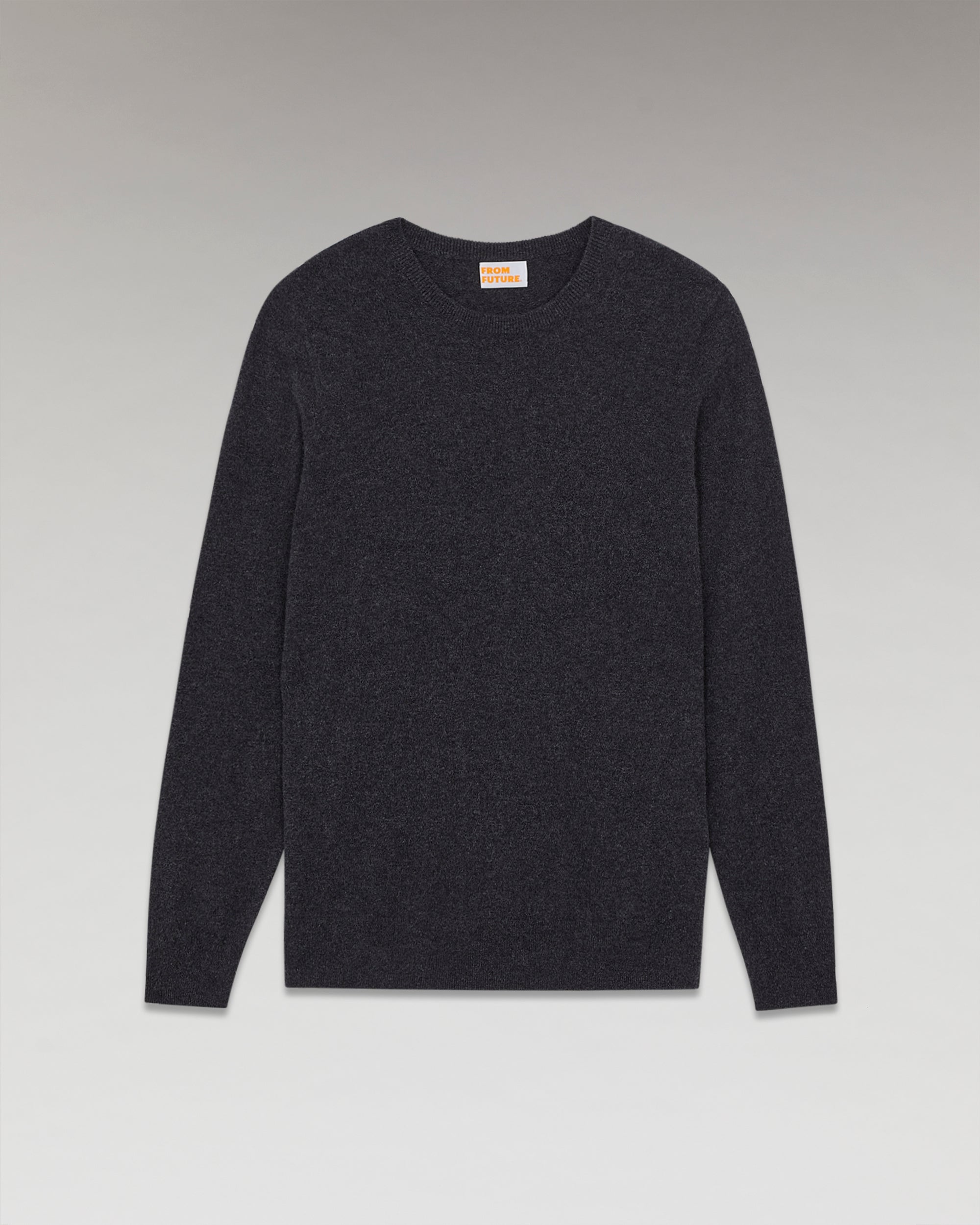 ANTHRACITE / NEW / QTY : 1 / Pull Col Rond Basique - Anthracite