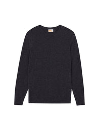 Pull à col rond en cachemire - Anthracite