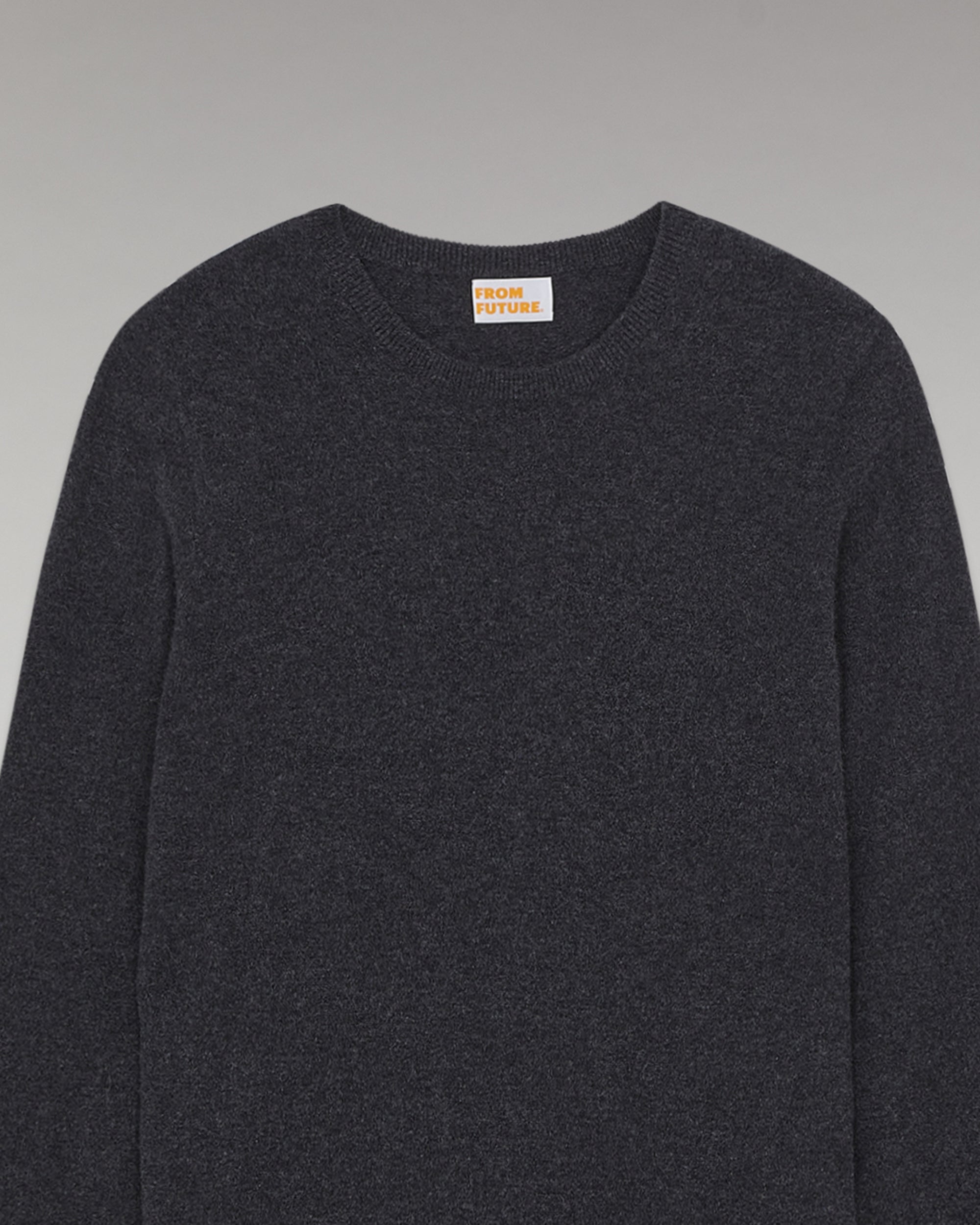 ANTHRACITE / NEW / QTY : 1 / Pull Col Rond Basique - Anthracite