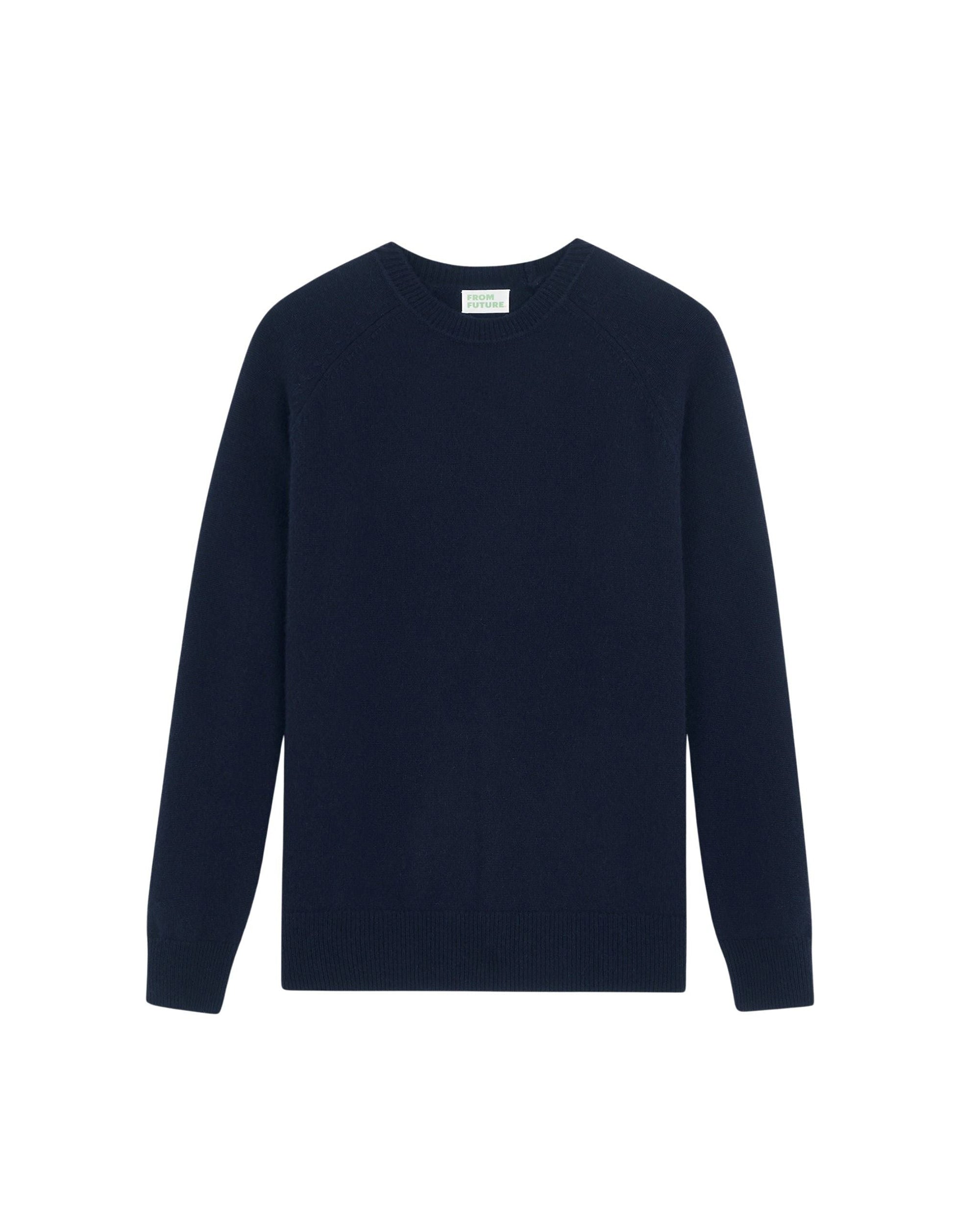 Pull à col rond en cachemire - Navy