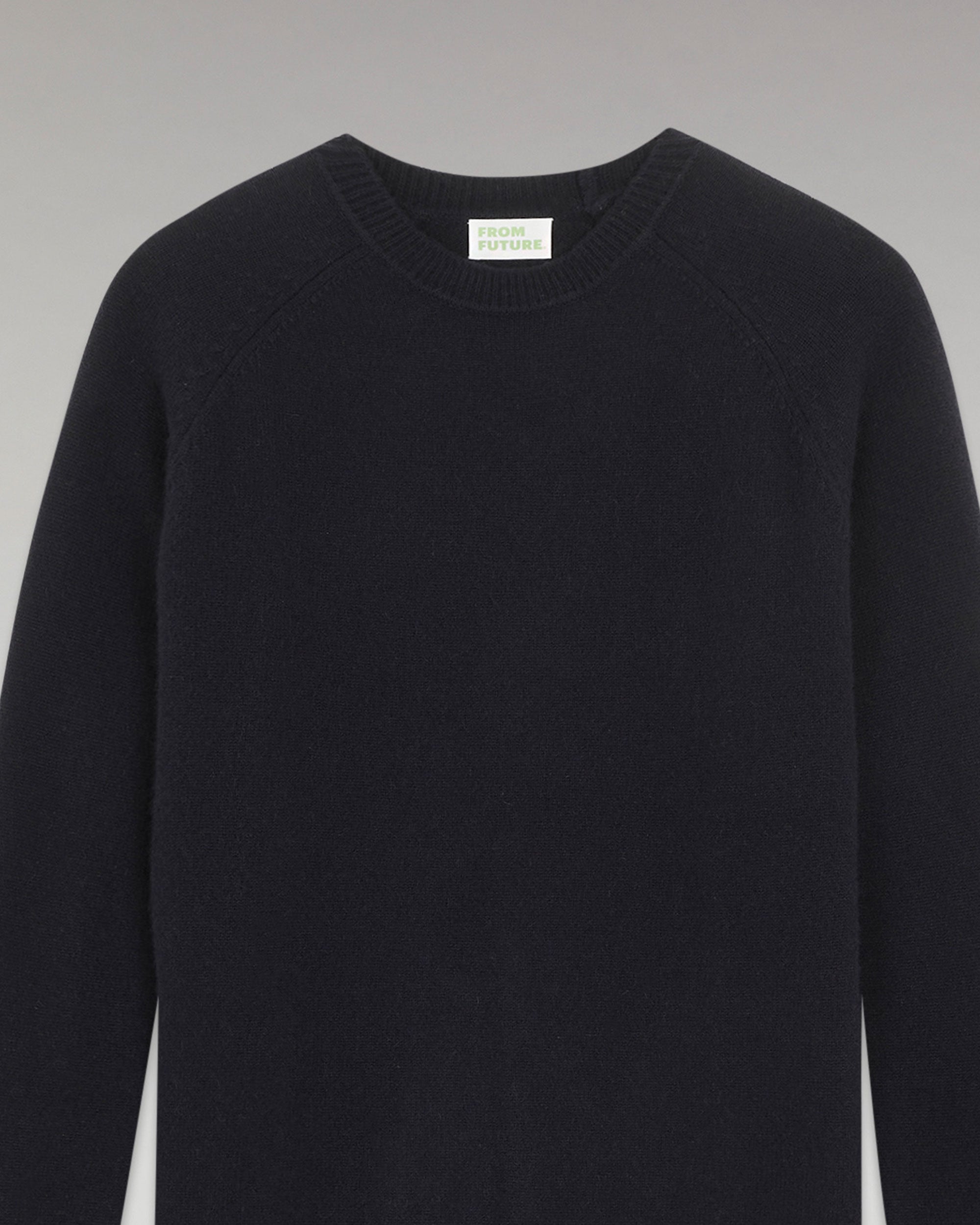 Pull à col rond en cachemire - Navy