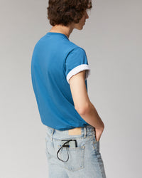 PRUSSIAN BLUE / NEW / QTY : 1 / T-Shirt Col Rond Oversize - Prussian Blue
