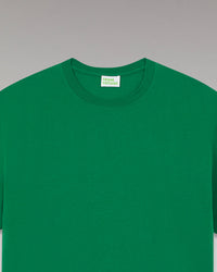 FOREST GREEN / DJV / QTY : 0 / T-Shirt Col Rond Oversize - Forest Green