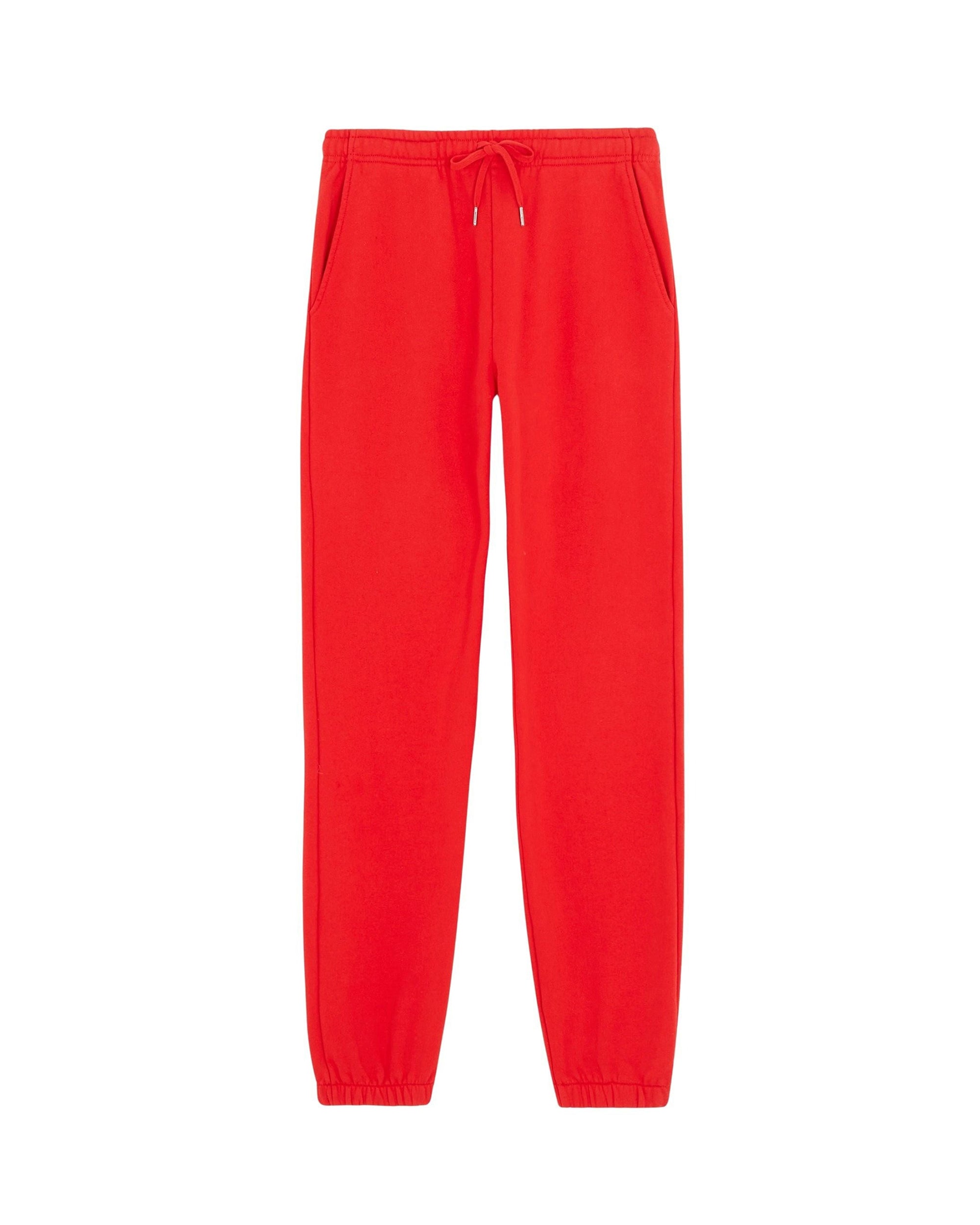 Pantalon de jogging droit Coeur - Rouge Vif