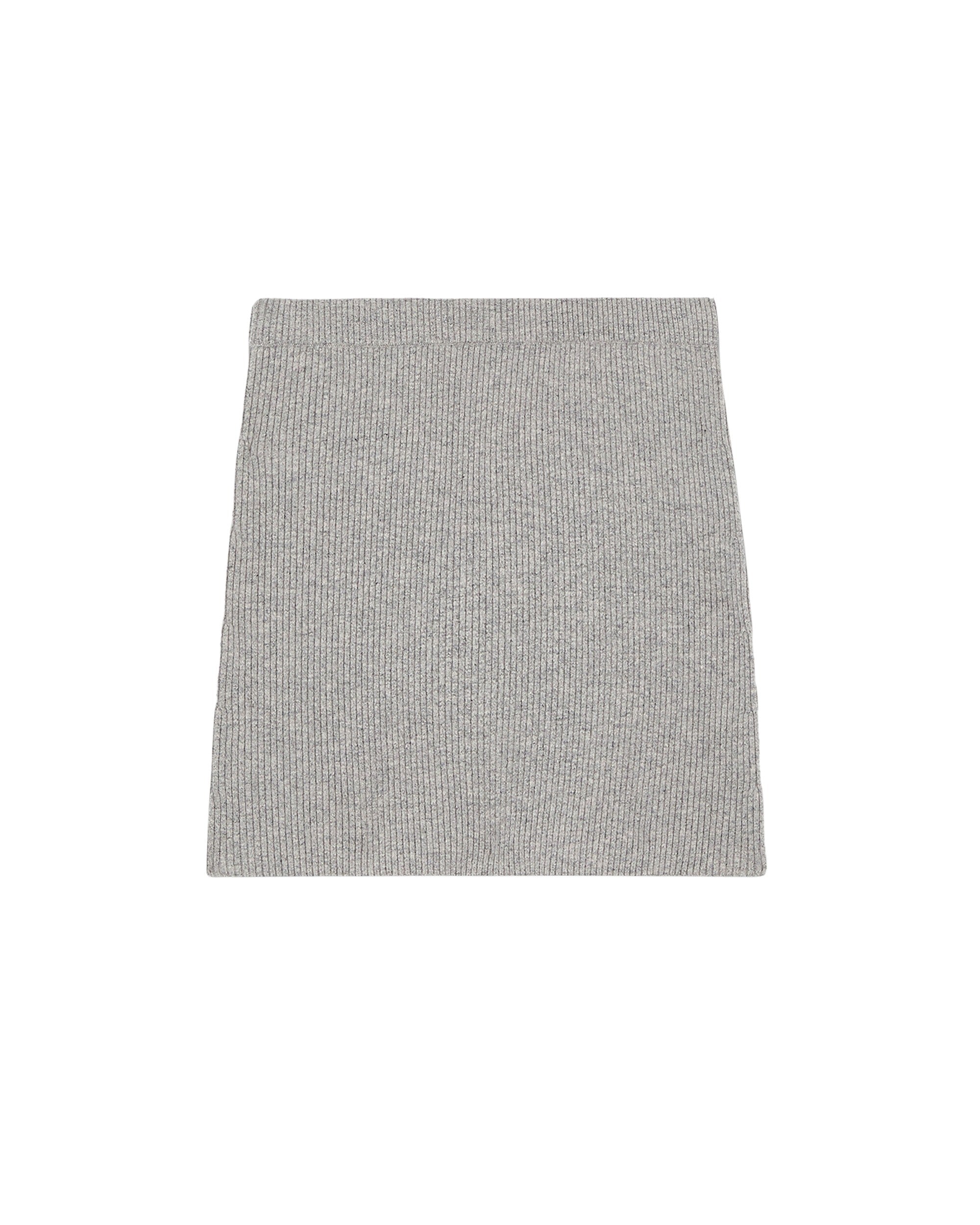 GRIS CHINE FONCE / DJV / QTY : 1 / Jupe Mini À Côtes - Gris Chine Fonce