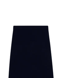 NAVY / DJV / QTY : 0 / Jupe Mi-Longue à Côtes Fendue - Navy