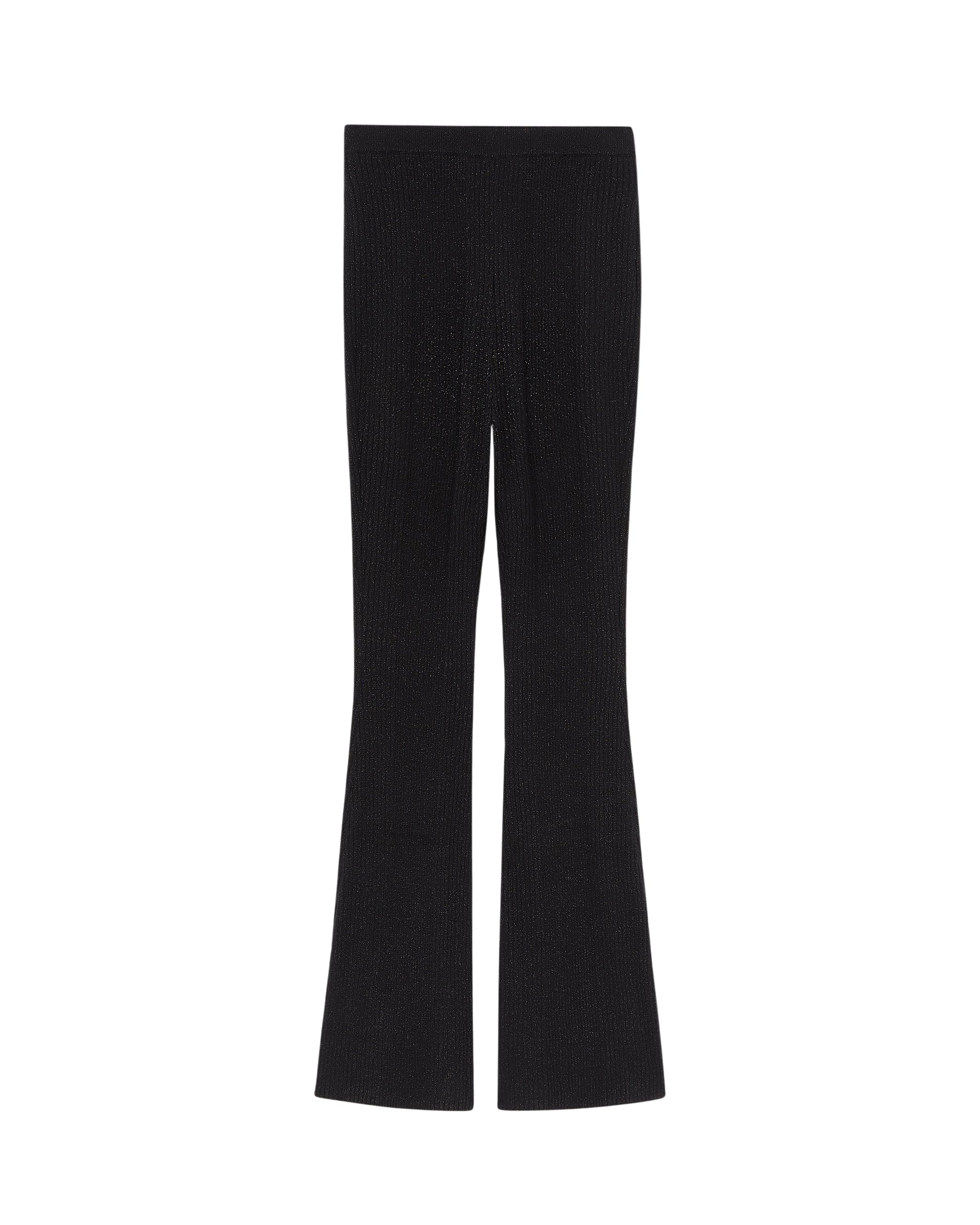 NOIR / DJV / QTY : 1 / Pantalon Flare Metallisé - Noir