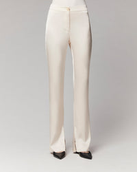 CHAMPAGNE / DJV / QTY : 9 / Pantalon Flare Satinée - Champagne