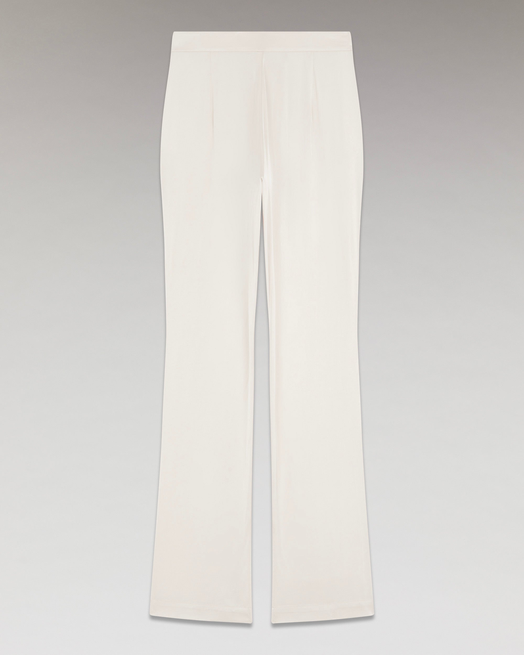 Pantalon flare satinée - Champagne