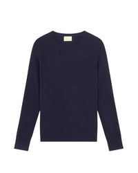 Pull à col rond en cachemire - Navy