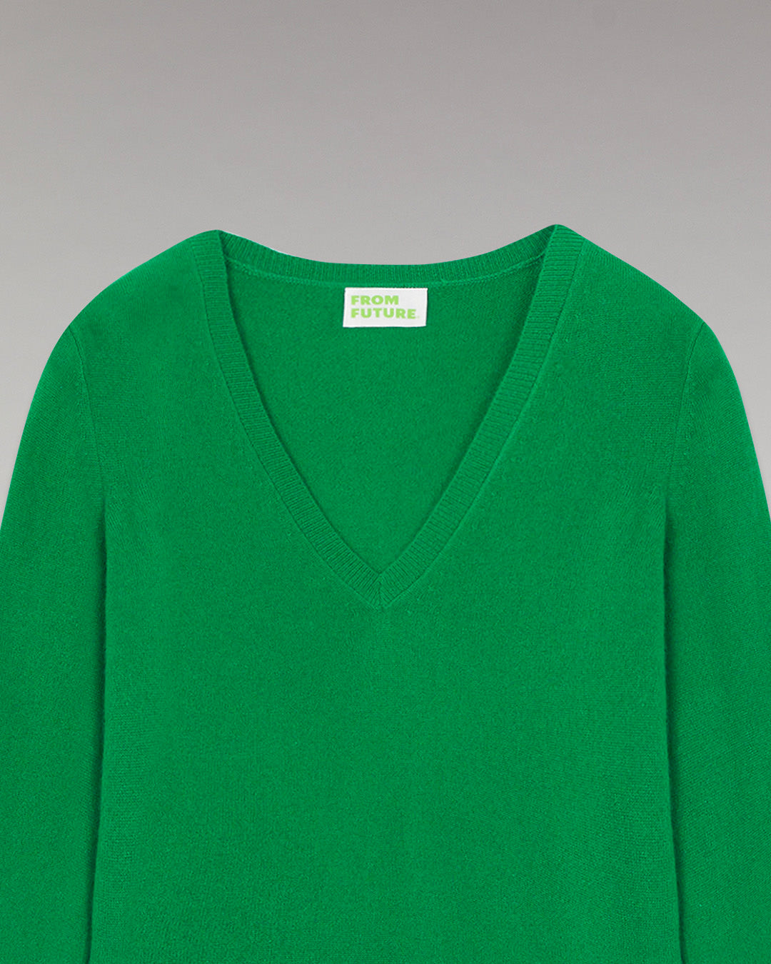 WINTER GREEN / DJV / QTY : 2 / Pull Col V Basique - Winter Green