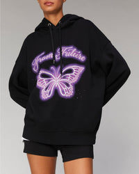 Hoodie Papillon - Noir