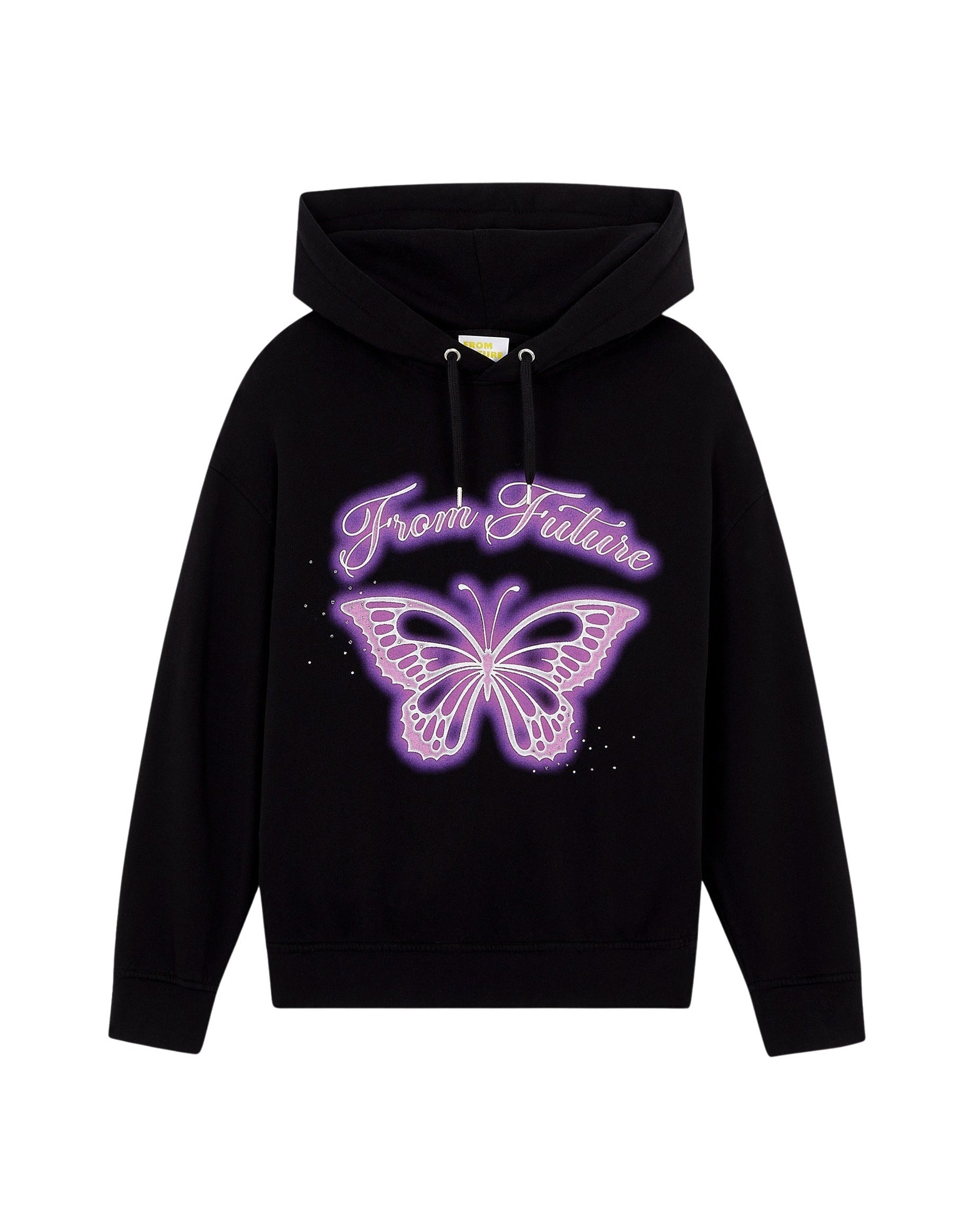 Hoodie Papillon - Noir