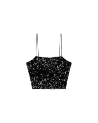 Caraco à sequins - Noir