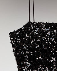 Caraco à sequins - Noir
