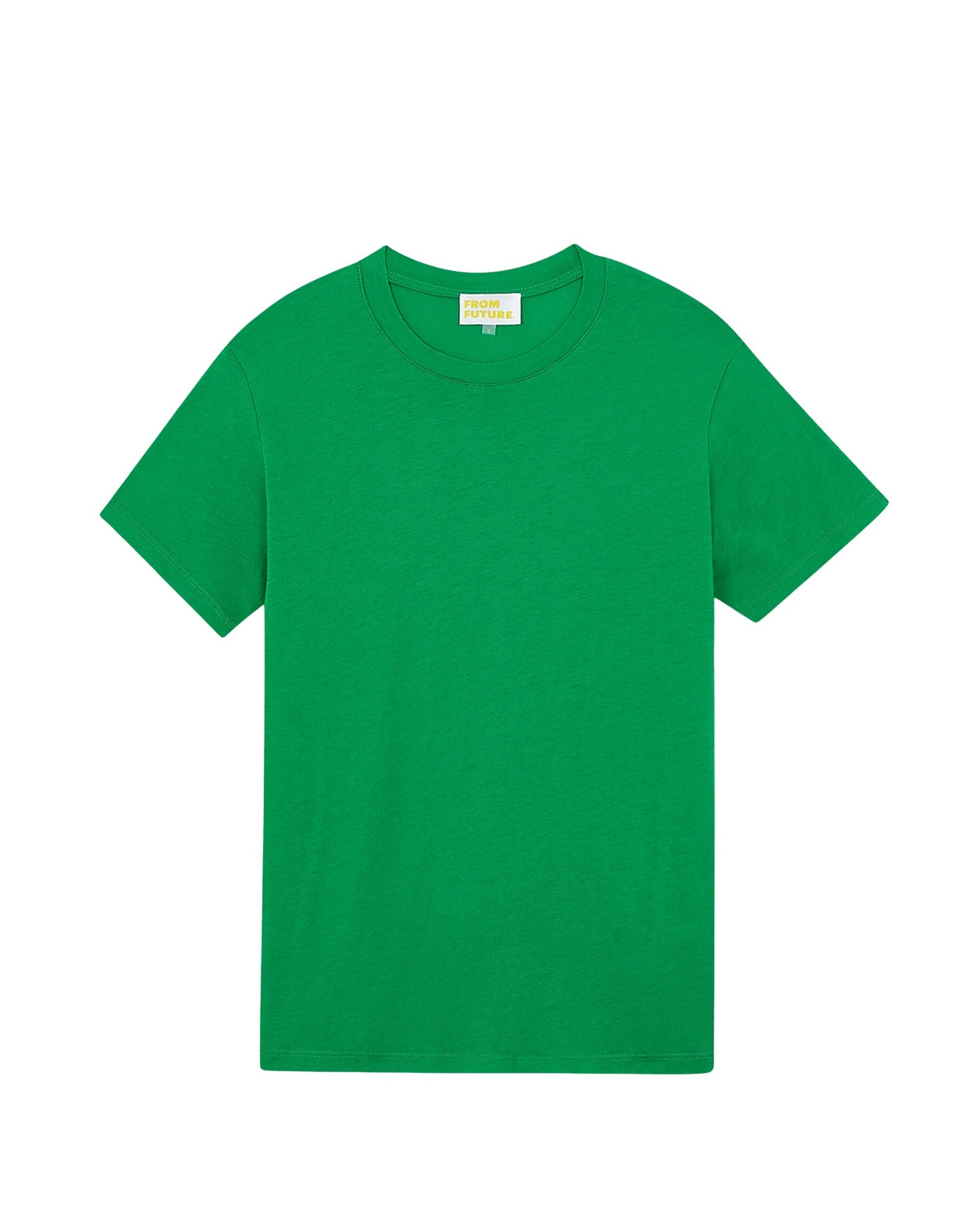 SUMMER GREEN / DJV / QTY : 7 / T-Shirt Col Rond Basique - Summer Green