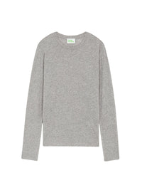T-shirt à col rond - Gris Chiné Foncé