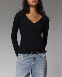ZZ HORS LIGNE V-Neck T-shirt - Black