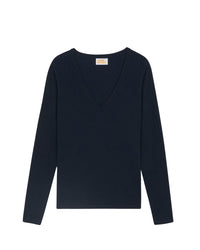 V-neck T-shirt - Navy