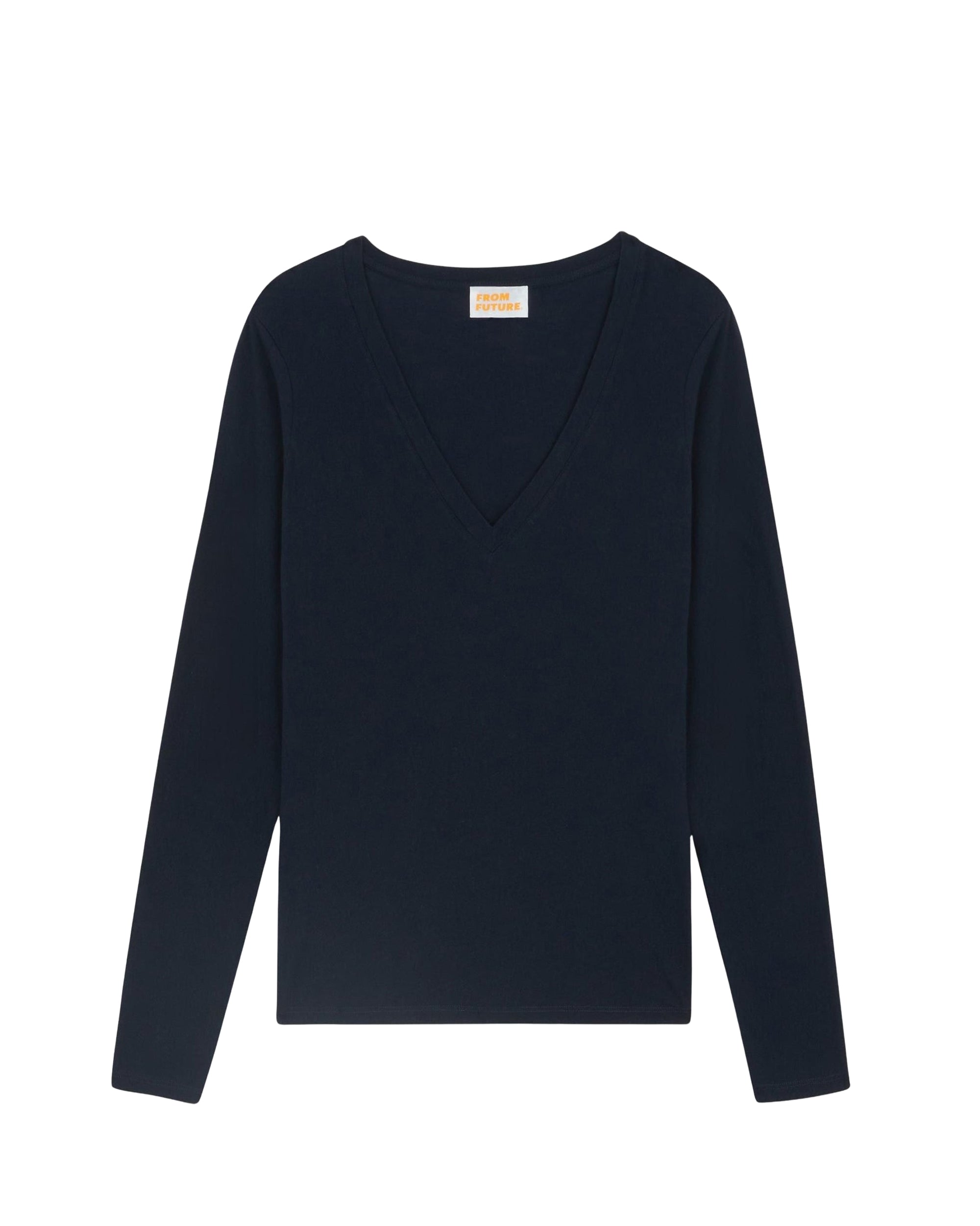 V-neck T-shirt - Navy