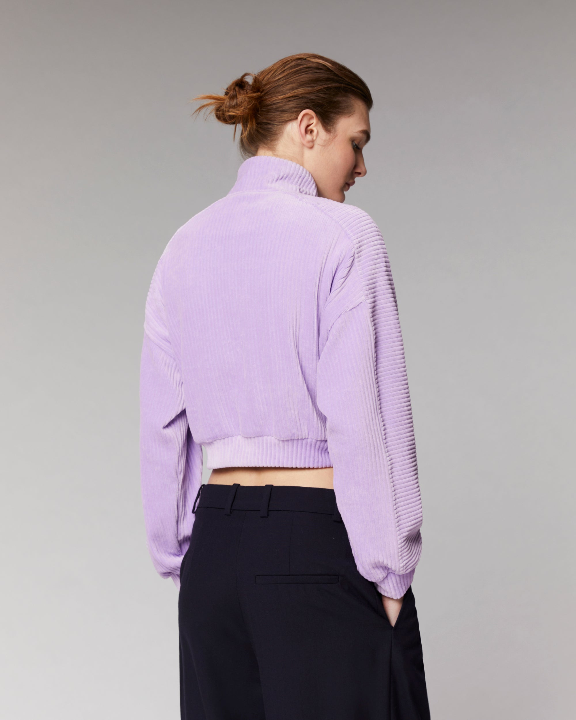 HOLIDAY LILAC / DJV / QTY : 1 / Veste Courte Velours - Holiday Lilac