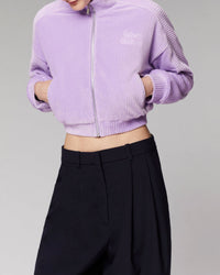 Veste courte velours - Holiday Lilac