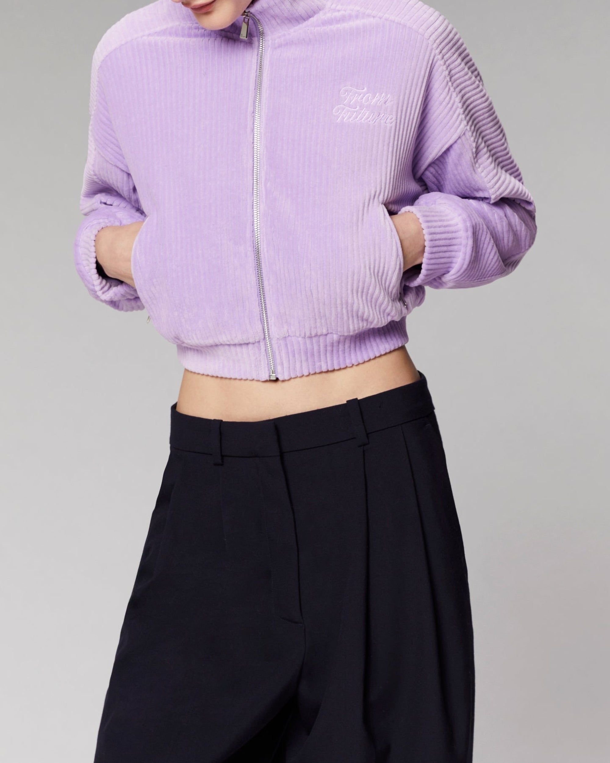 Veste courte velours - Holiday Lilac