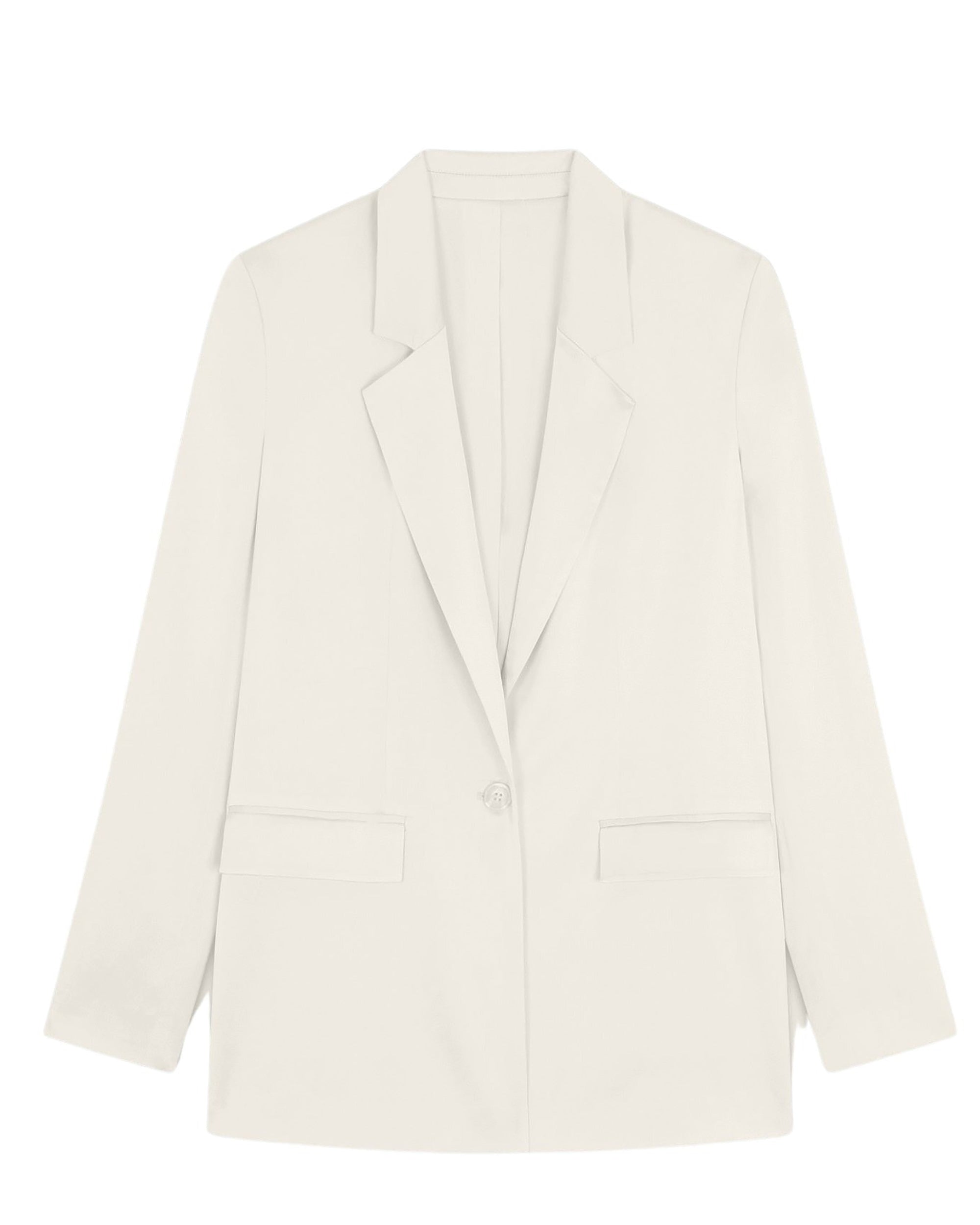 CHAMPAGNE / DJV / QTY : 2 / Veste Blazer Satinée - Champagne