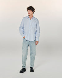 LIGHT BLUE / NEW / QTY : 0 / Jean Tapered Jackson - Light Blue