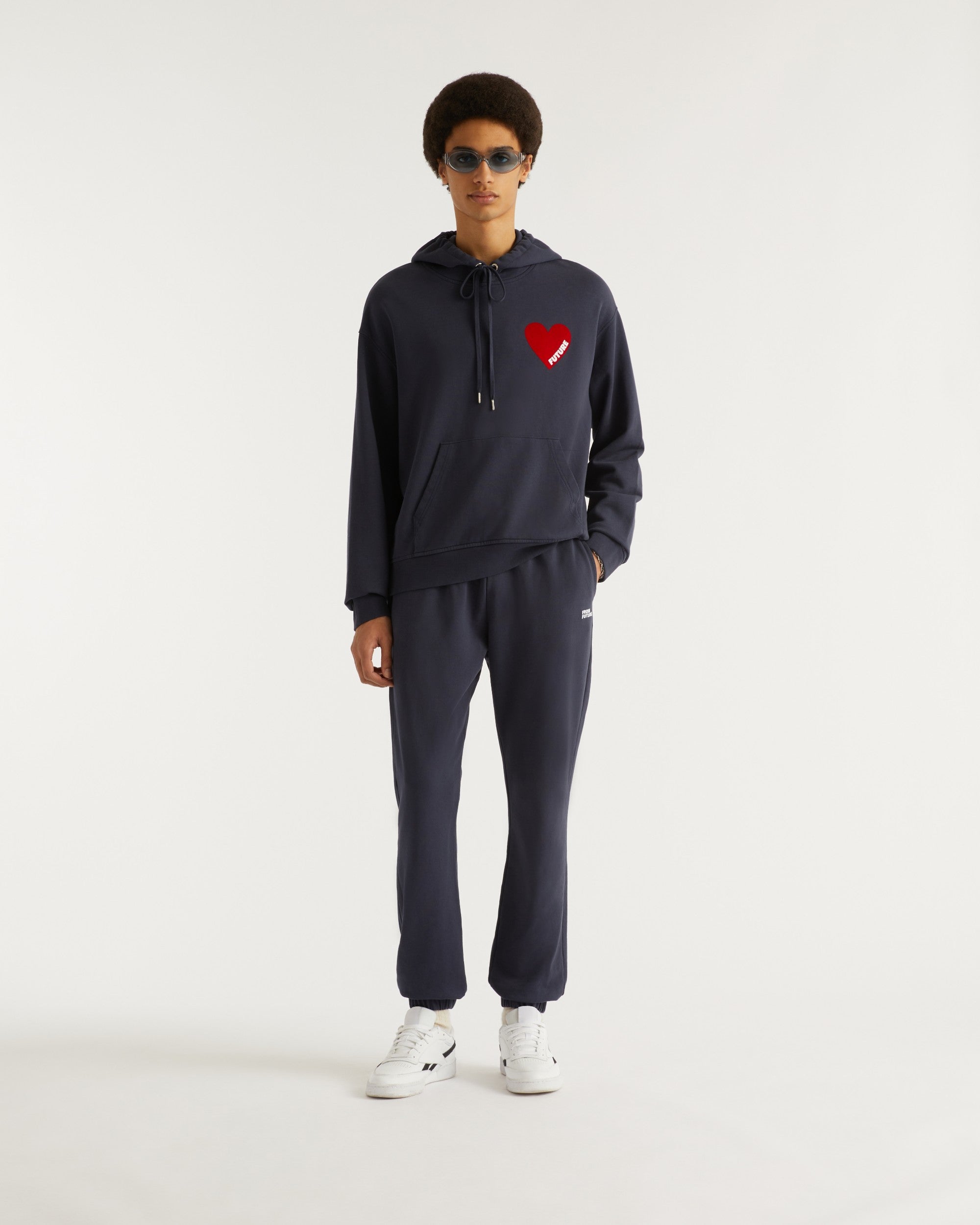 NAVY / DJV / QTY : 3 / Jogging Droit Uni - Navy