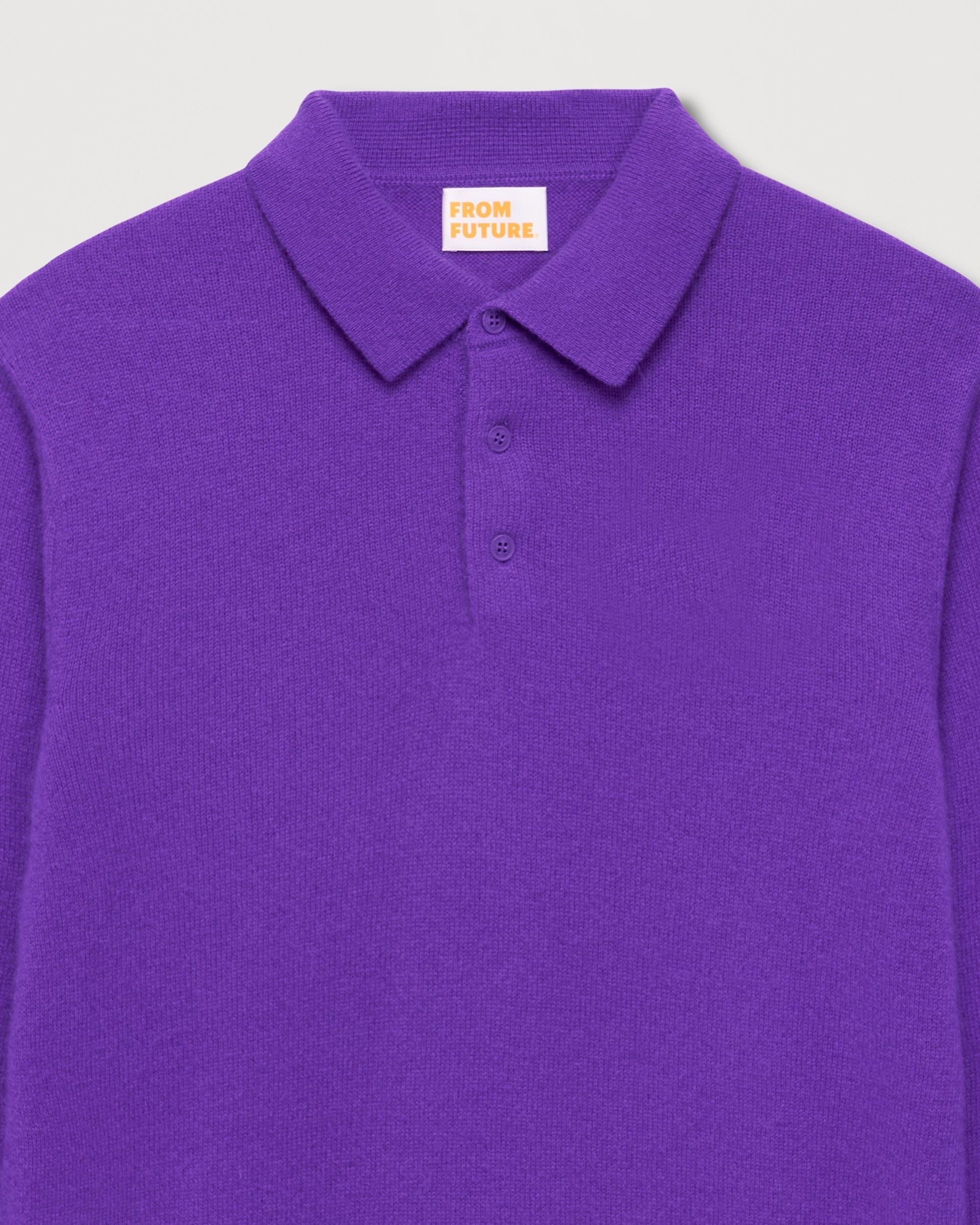 VIOLET FLUO / DJV / QTY : 1 / Pull Col Polo Uni Light - Violet Fluo