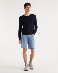 WASHED GREEN / DJV / QTY : 1 / Pull Col V Uni - Washed Green