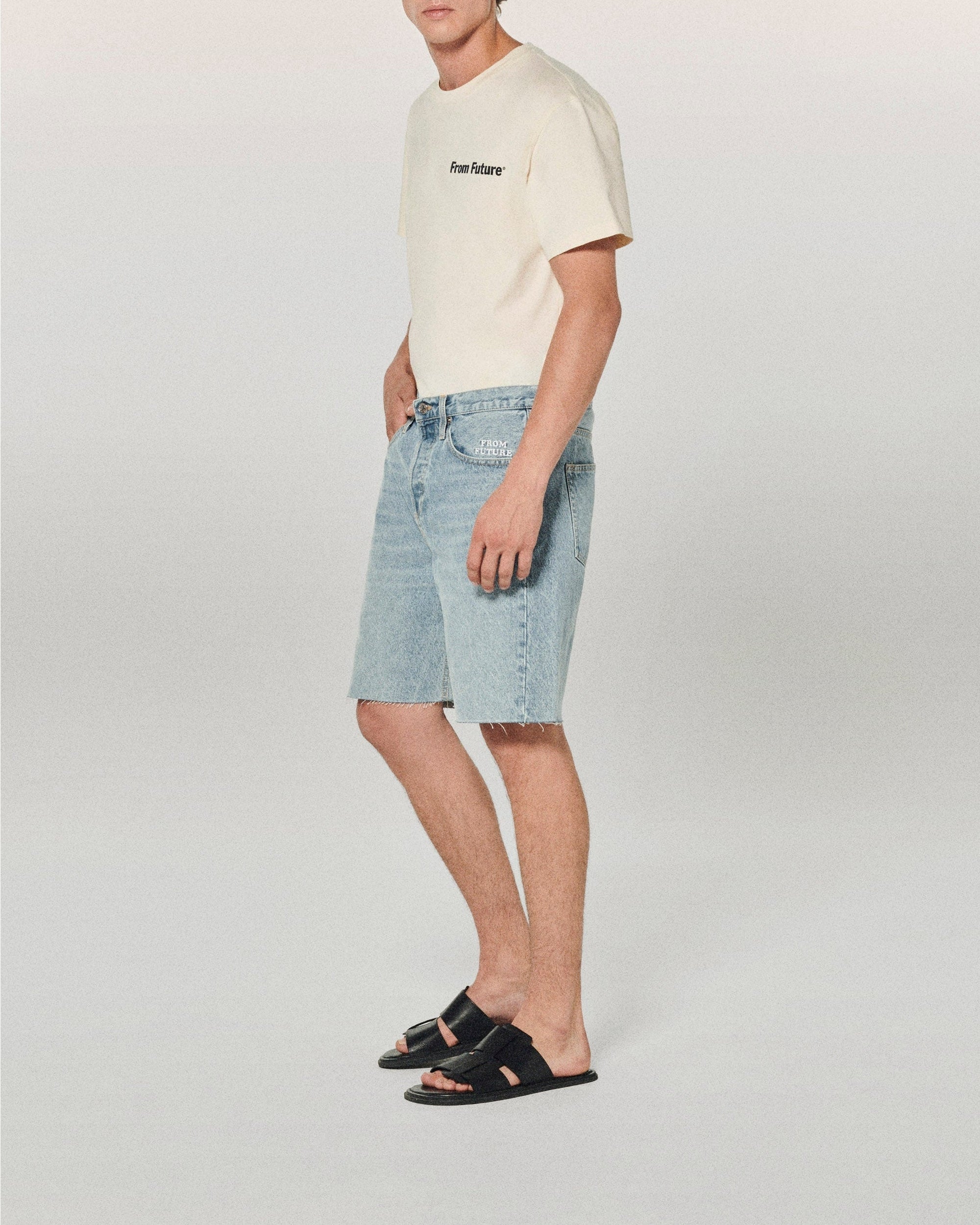 Bermuda en denim - Light Blue
