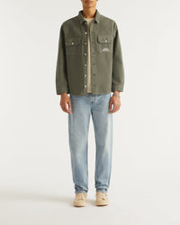 Chemise à broderie From Future - Khaki