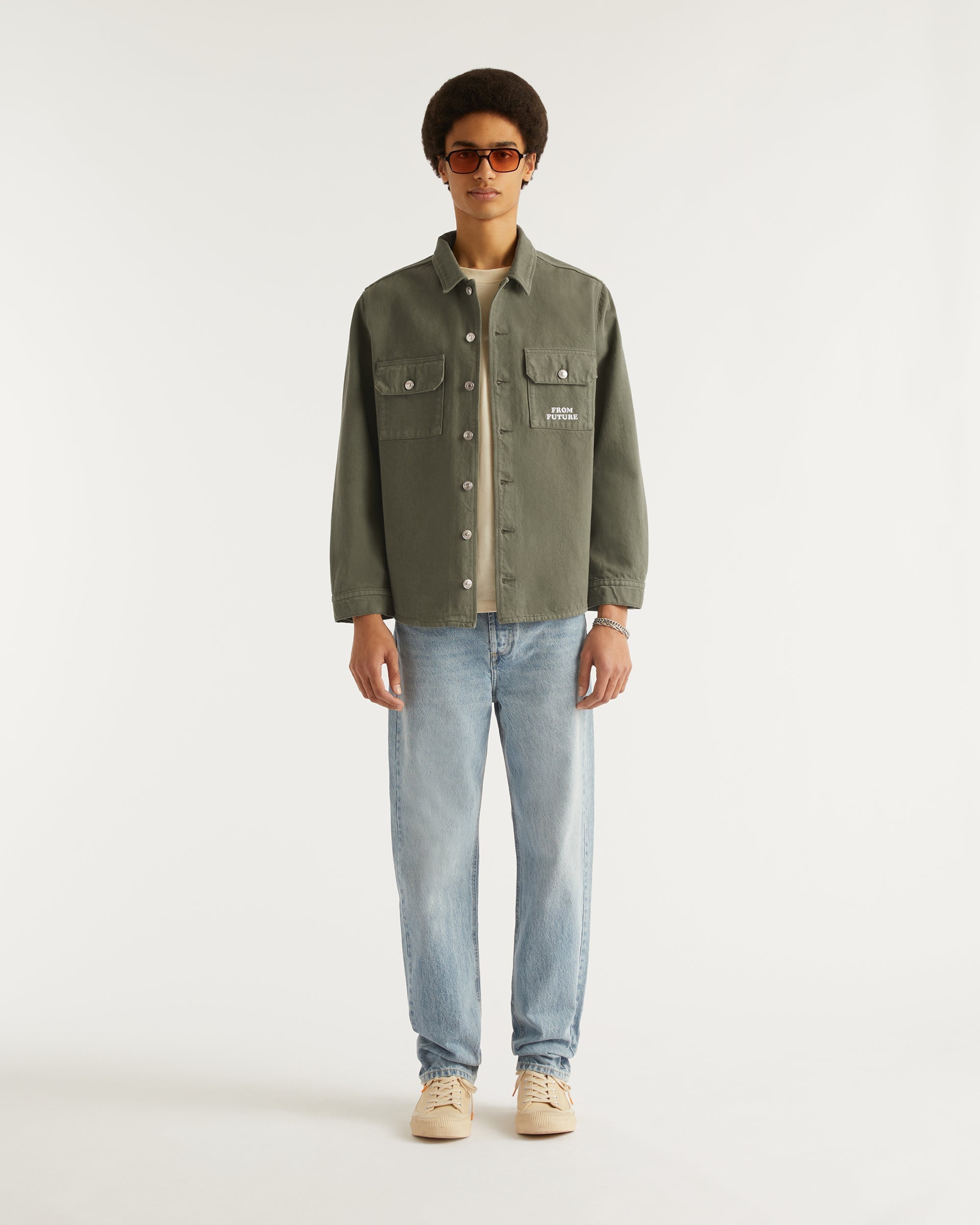 KAKI / DJV / QTY : 1 / Veste Surchemise From Future - Kaki