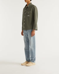 Chemise à broderie From Future - Khaki
