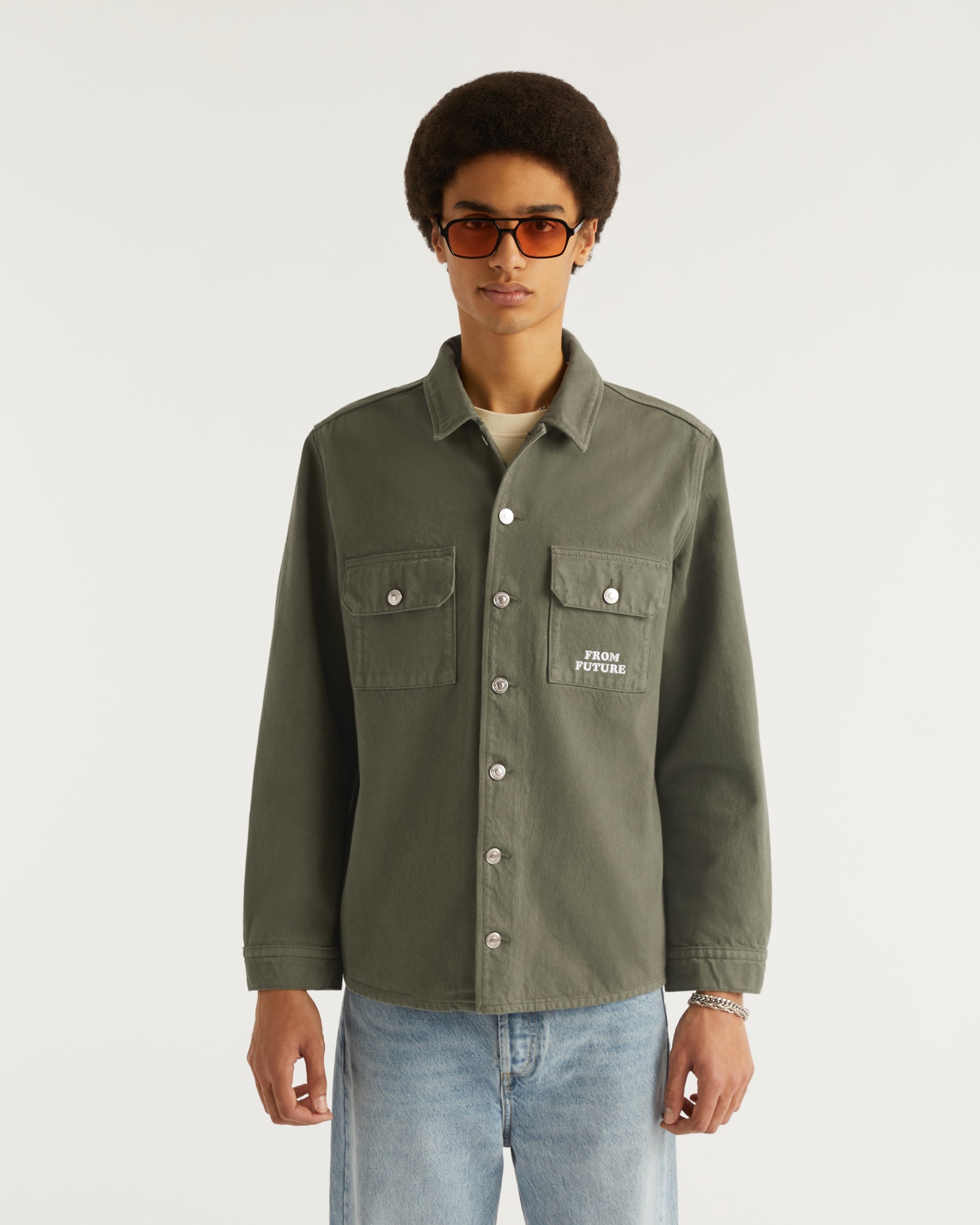 KAKI / DJV / QTY : 1 / Veste Surchemise From Future - Kaki