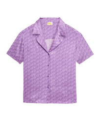 SIGNATURE VIOLET / DJV / QTY : 1 / Chemise Manches Courtes Lya - Signature Violet