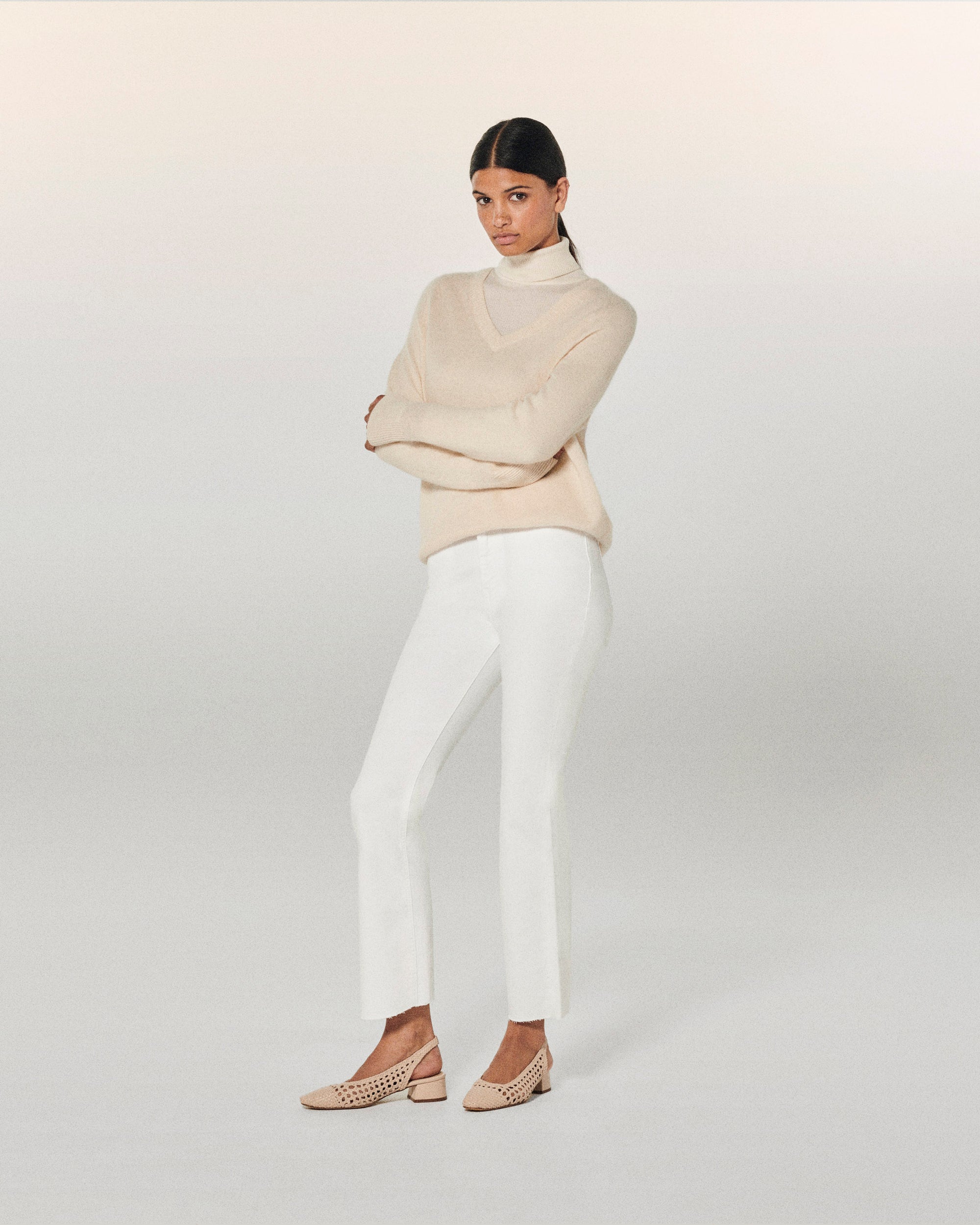 ECRU / NEW / QTY : 12 / Jean Bootcut Jude - Ecru