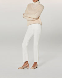 Pantalon bootcut Jude en denim - Ecru