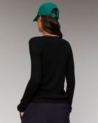 NOIR / DJV / QTY : 1 / Pull Cardigan A Cotes - Noir