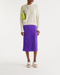 Hoodie oversize Beach Motel en cachemire - Ecru