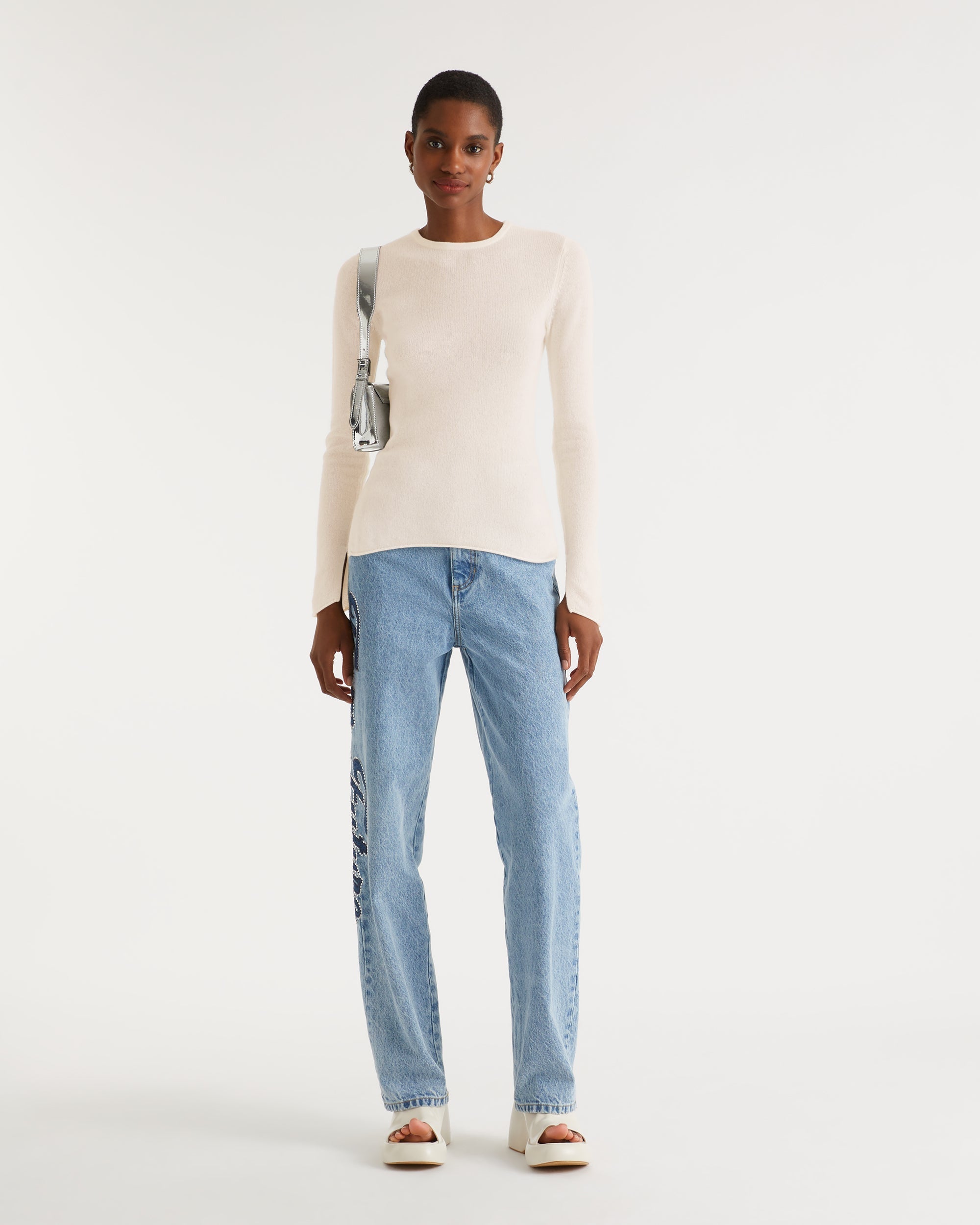 Pull Col Rond T-Shirt Light  - Summer Green