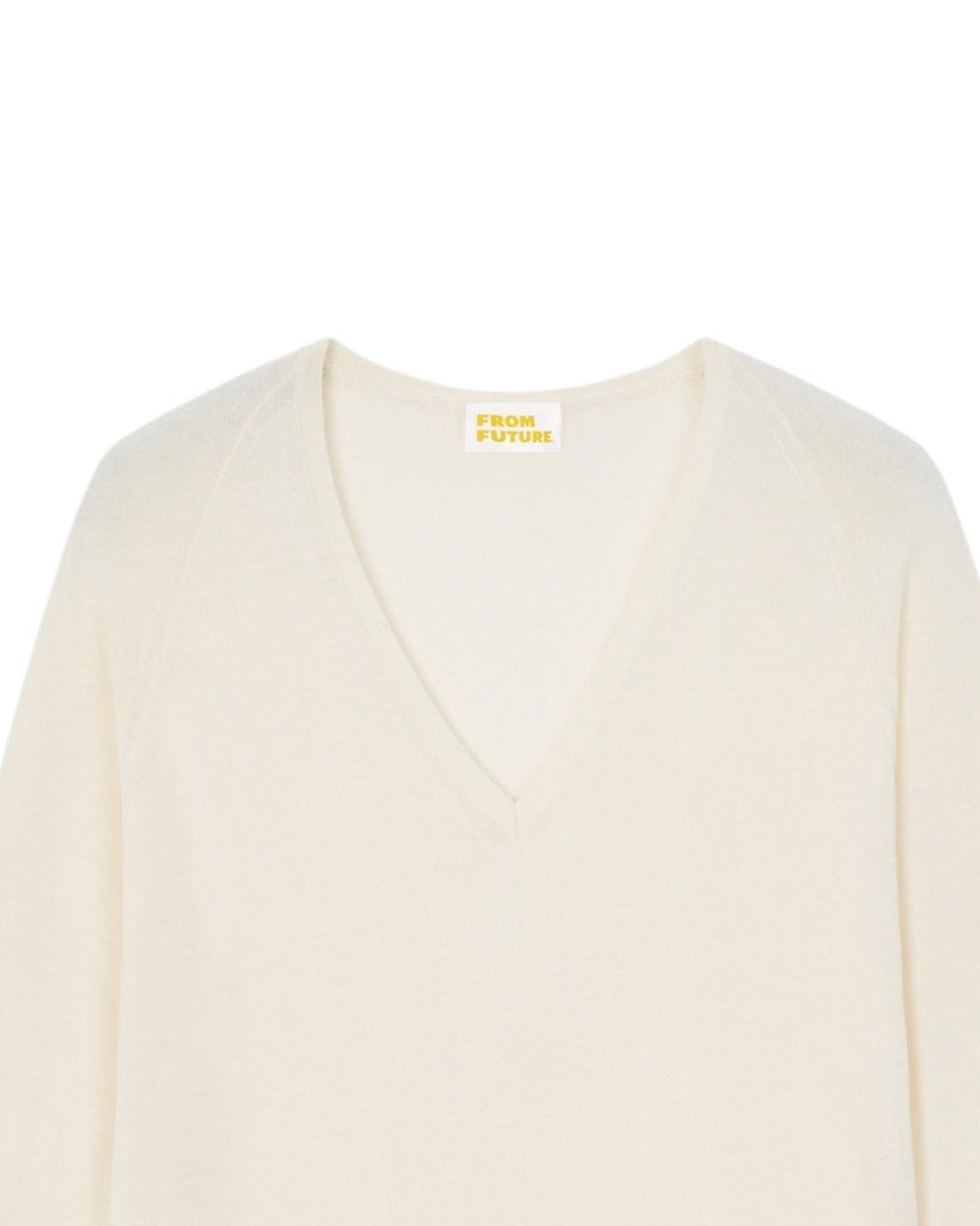 ECRU / DJV / QTY : 1 / Pull Col V Oversize - Ecru