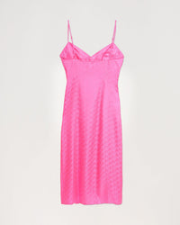 JACQUARD ROSE / DJV / QTY : 1 / Robe Longue Bretelle Blake - Jacquard Rose