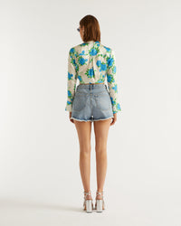 Short court à coupe regular - Light Blue