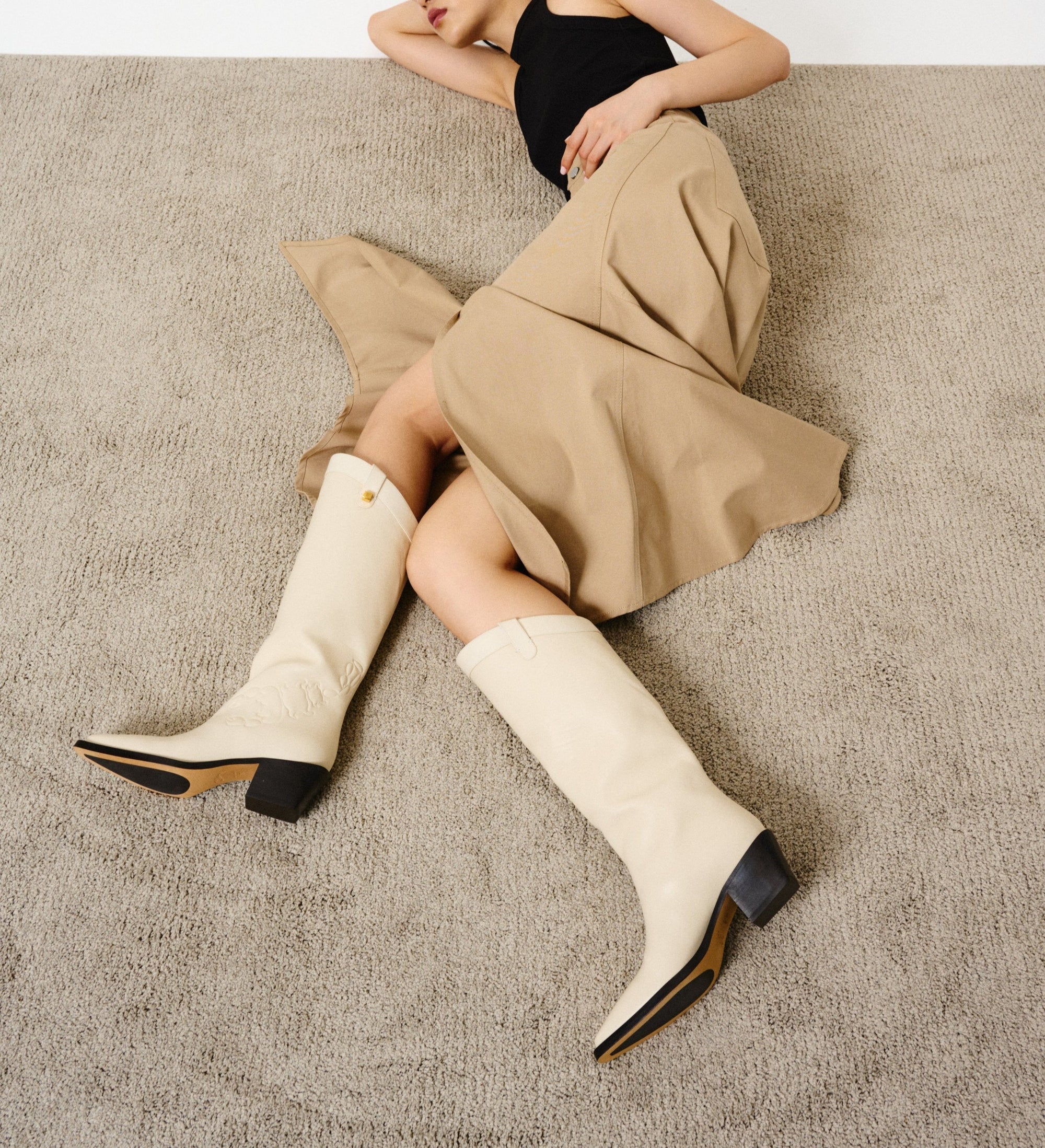 3qty DÉJÀ VU 280€ / Bottes Sienna 60 en cuir Nappa - Black