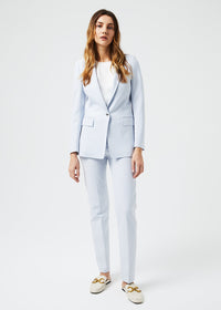 Pantalon elastique a la taille - Bleu Pale