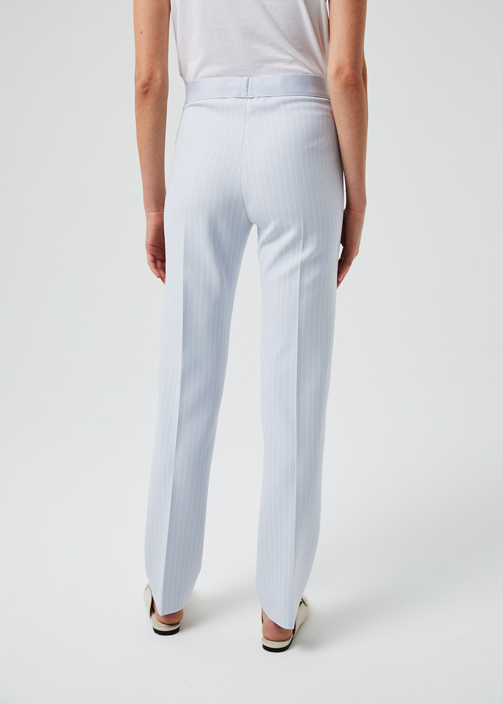 Pantalon elastique a la taille - Bleu Pale